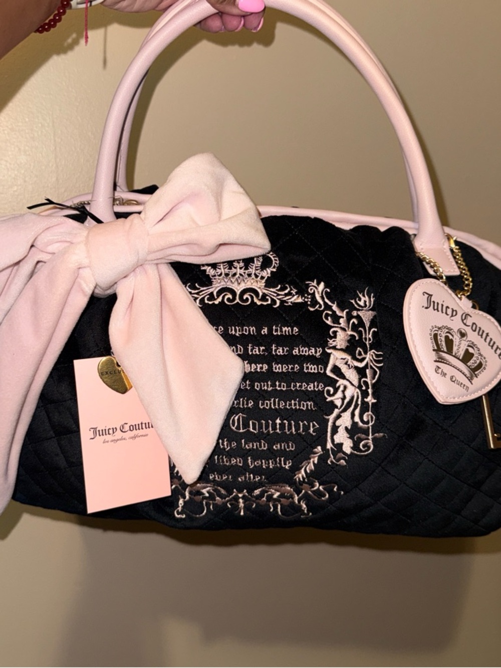 Juicy Couture Juicy Tale Bowlers in Liquorice